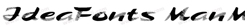IdeaFonts ManManTi字体转换